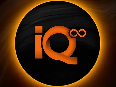 IQ Infinite Logo Design branding creative creativity graphics design identity logo ui design