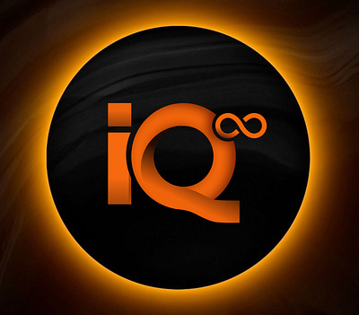 IQ Infinite Logo Design branding creative creativity graphics design identity logo ui design