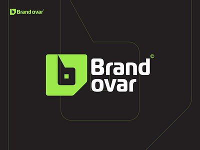 Technology Logo Brand Over abstract brand brand design branding design graphic design logo logos logotype minimal technology ui