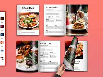 Creative Food Industry Brochure | Restaurant Profile Design branding brochure company profile corporate profile creative food industry brochure flyer food food business profile food catalog graphic design logo menu design modern restaurant profile design party flyer restaurant brochure restaurant flyer social media design sports flyer
