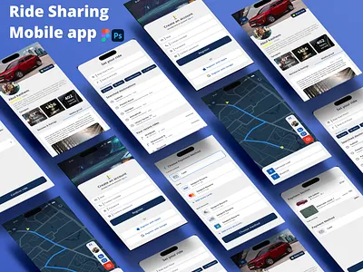 Ride – The Smarter Way to Commute 🚗💨 app app design branding concept design graphic design mobile mobile app mobile app design ride ride service ride sharing app service ui ui design ui ux design uiux ux ux design website