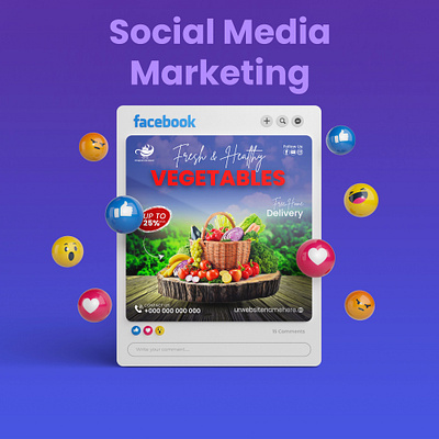 Grocery Social media marketing advertisement Design. bulk food discount coupons farm fresh fresh fruits fresh vegetables gluten free products graphic design grocery deals grocery delivery grocery shopping lactose free local market loyalty programs organic food vegan food