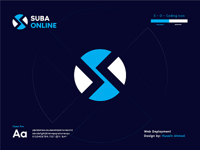 Web Development - Suba Online Logo Design coder coding logo computer software development graphic design lasthusain letter letter os logo logo o letter o logo programmer s letter s logo so coding logo software suba online logo tech technology web development