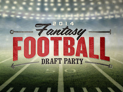 Fantasy Football american black draft field green party peaks red stadium twin