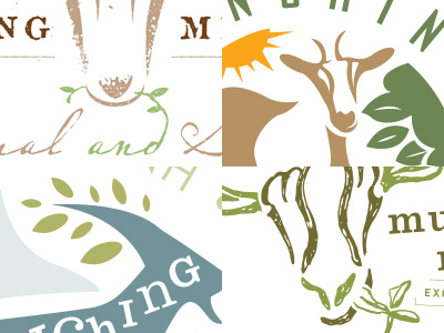 Goat Logos farm forage goat grass leaf leaves logo logos nature