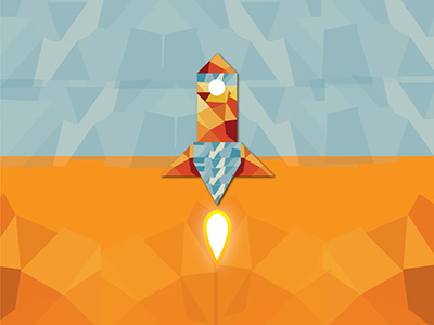 Rocket In ma Pocket askforfreevector creative dribbble geomatricstyle icon illustration manipulation polygon popular recent rocket sketch