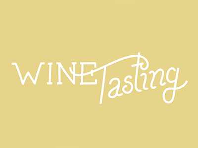 Wine Tasting lettering