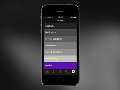 Minimal minimal settings ui ux
