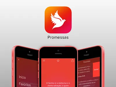 A Colorful App app bible brasil brazil christian colors flat gradient identity iphone ui ux