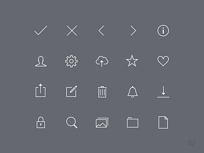 iOS 7 Thin Icons icons iconset ios 7 thin