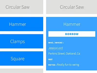 Tool Lending Site fork n go
