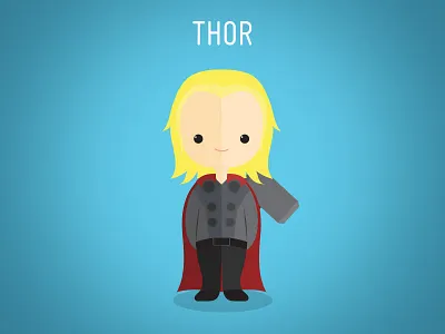 Thor! character illustration movies thor