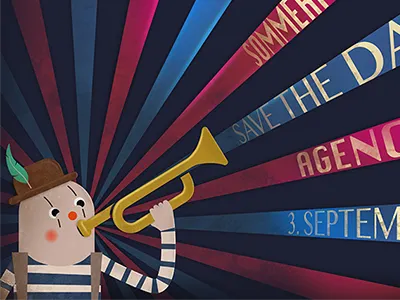 save the date circus savethedate