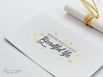 Golden Sparkle Pre-Made Logo For DIY Blog art artist blogger craft diy diy craft logodesign