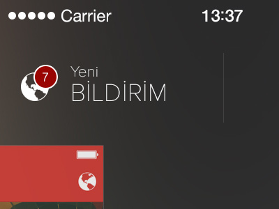 Flat Sidebar Design ( Notification ) blurred flat ios7 notifications side menu sidebar