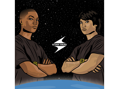 The Neptunes chad hugo clones illustration neptunes pharrell