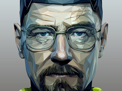 The One Who Knocks breaking bad fractal heisenberg low poly walt walter white