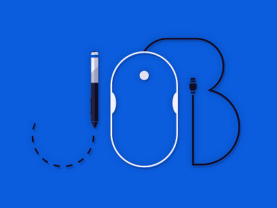 Design is my new.. design illustration job mouse pen shopify wacom