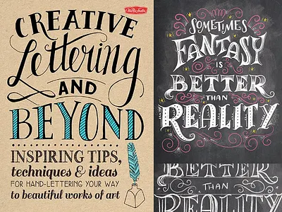 Creative Lettering & Beyond book chalk chalk lettering hand lettering lettering play process work