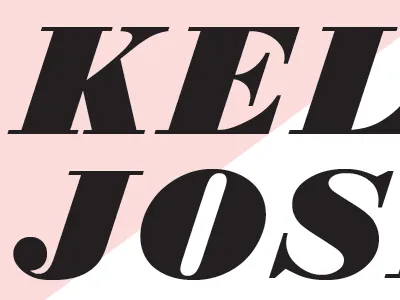 Color Block Wedding Invitations blush bodoni bold invitation pink wedding