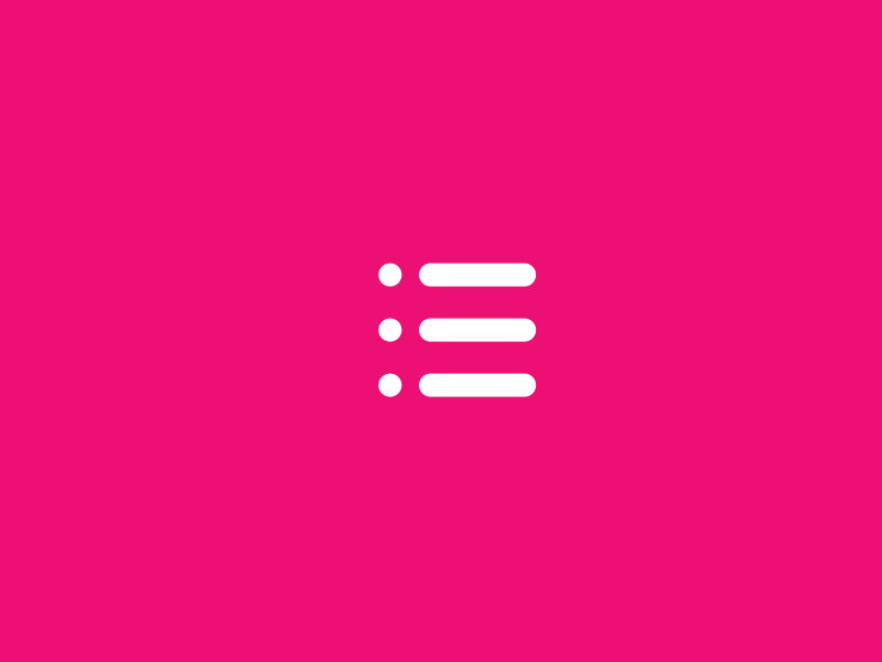 Open & Close Rebound ae animation close gif icon menu open pink ui ux