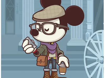 Hipster Haunt disneyland downtown disney hipster haunt hipster mickey jerrod maruyama mickey mouse wonderground gallery