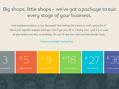 Pricing summary colour pricing responsive ui ux. web