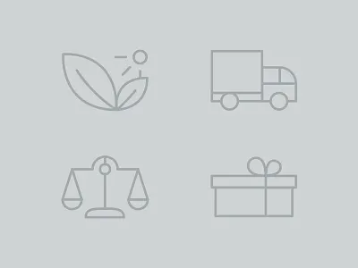 Fair Trade Store balance crop delivery fair gift organic package plant scale truck