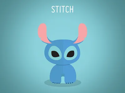 Stitch! character illustration movies stitch