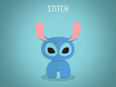 Stitch! character illustration movies stitch