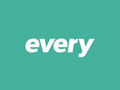 Every branding design logo minimal simple teal