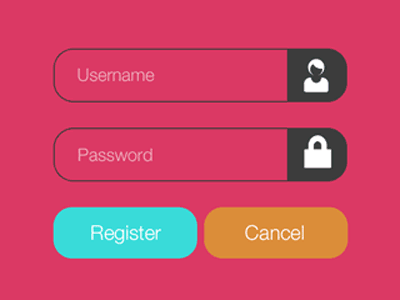 Login or Register android app gif ios ios7 login