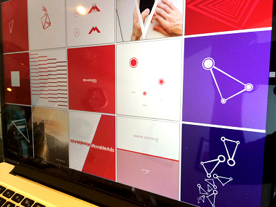 Branding boards brand branding design illustration purple red