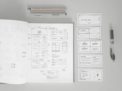 Simple wireframes dotpaper sketch userflow ux web website wireframe