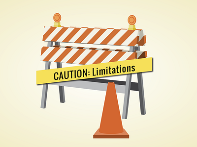 Caution flat design illustration