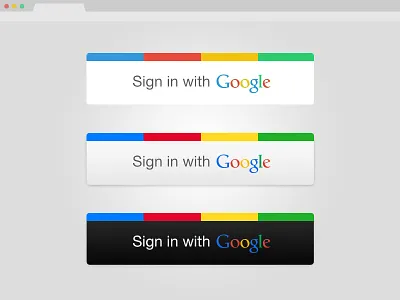 Signin With Google Buttons free psd google google button psd sign in sign in with google social social login social share