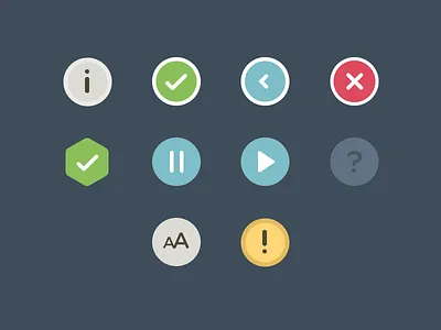 Icons clean design fun icons illustration intuitive company responsive tablet ui