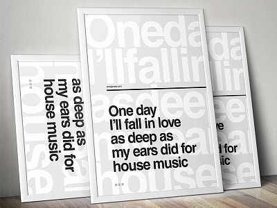 Myears Poster poster print quotes typography