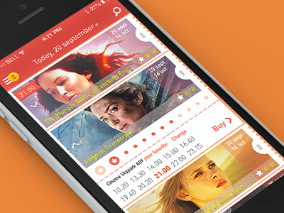 movie tickets app buy cinema film movie tickets ui