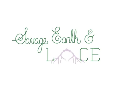 Savage Earth & Lace carpentry deer hand drawn script