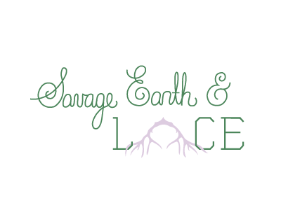 Savage Earth & Lace carpentry deer hand drawn script