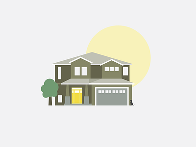 New House flat design house