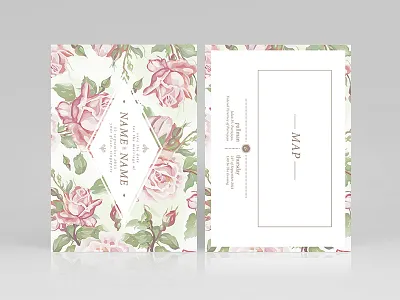 FOR SALE! Wedding Invitation Template Vol-1 card floral hipster invitation template vintage wedding