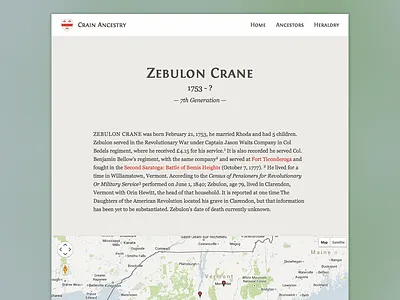 Ancestor Detail ancestry css georgia google maps html responsive website