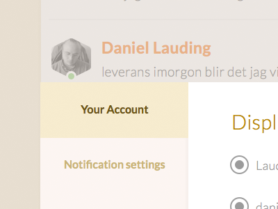 Kvackchat Modal chat modal settings