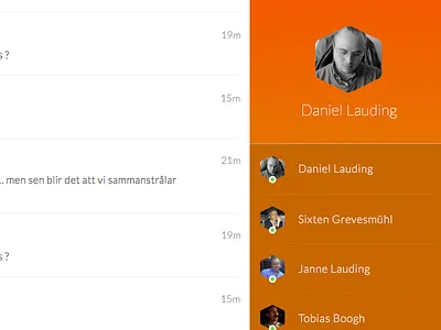 Kvackchat Sidebar chat sidebar