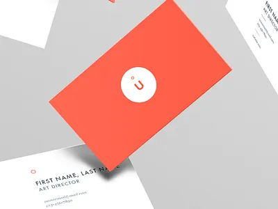 Branding Exercise business card identity logo mark