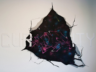 *CURIOSITY* design graffiti interior konte office stafo typography