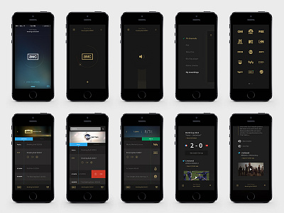 RemoteThink™ app breakdown design minimal mobile ui