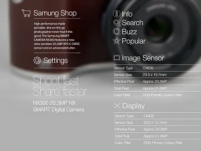Samsung Global exploration flat line photography samsung ui